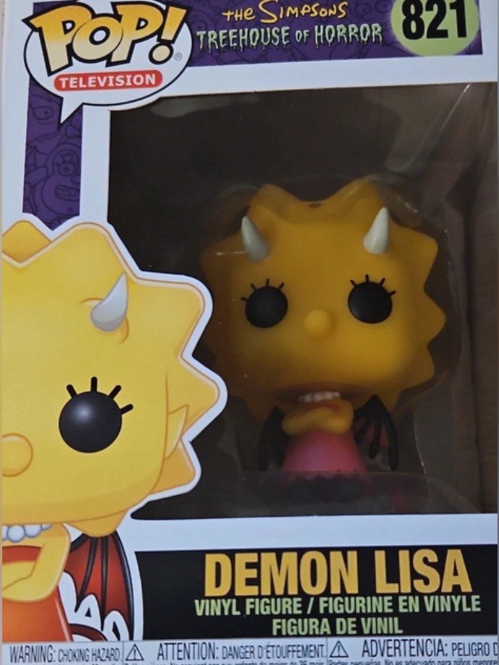 Funko Pop Television The Simpsons Demon Lisa Vinyl Figure - Yellow